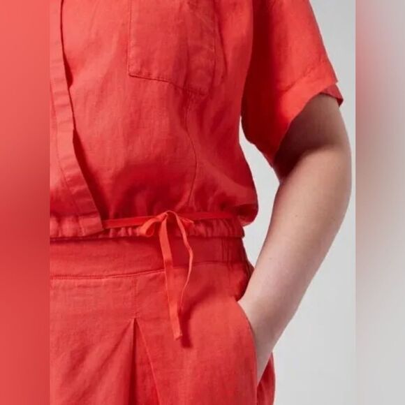 Athleta Playa Linen Tie Top - Picture 2 of 16